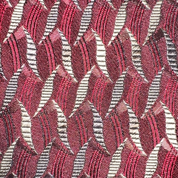 Lamberti Maroon & Cream Abstract Tie - Picture 2 of 6
